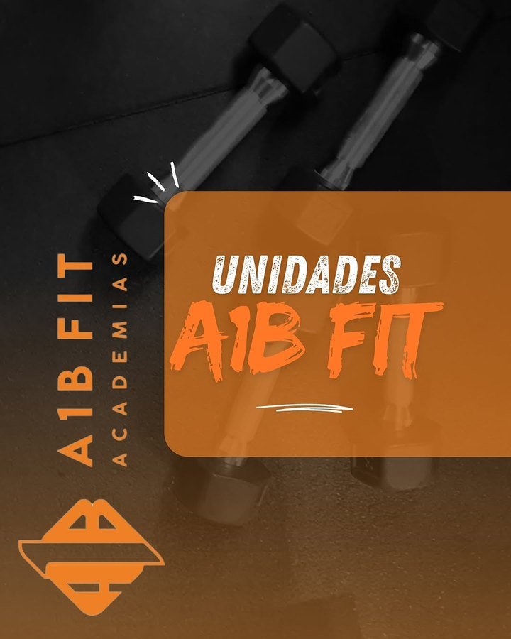 Academia: Publicação 01, arte “Unidades A1B FIT”